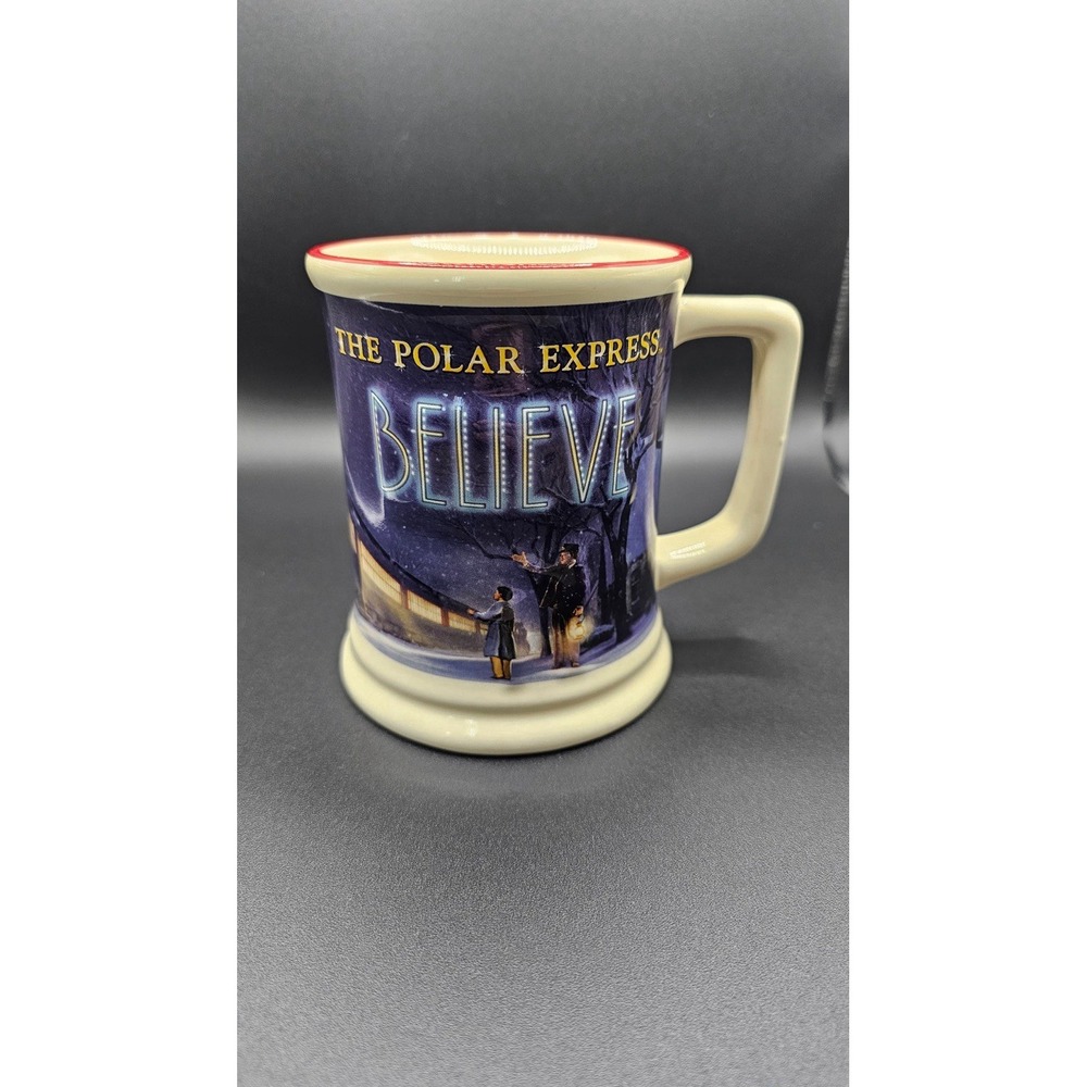 The Polar Express W 3D BELIEVE Holiday Mug Collectable Christmas